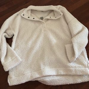 Aerie women snap closure sweatshirt